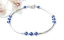 BRIDAL & PROM - Sterling Silver Bracelets With Swarovski Pearls / Swarovski Crystals
