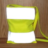 Hi Vis Day-glo Crossbody Small shoulder messenger bag, purse 