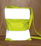 Hi Vis Day-glo Crossbody Small shoulder messenger bag, purse 