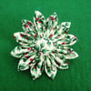 Kanzashi Flower Brooch (RESERVED)