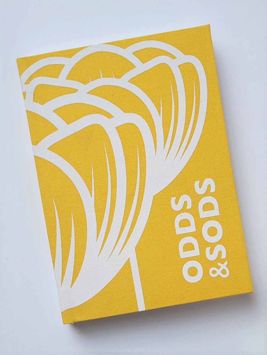 A6 HARDBACK NOTEBOOK - YELLOW PEONY