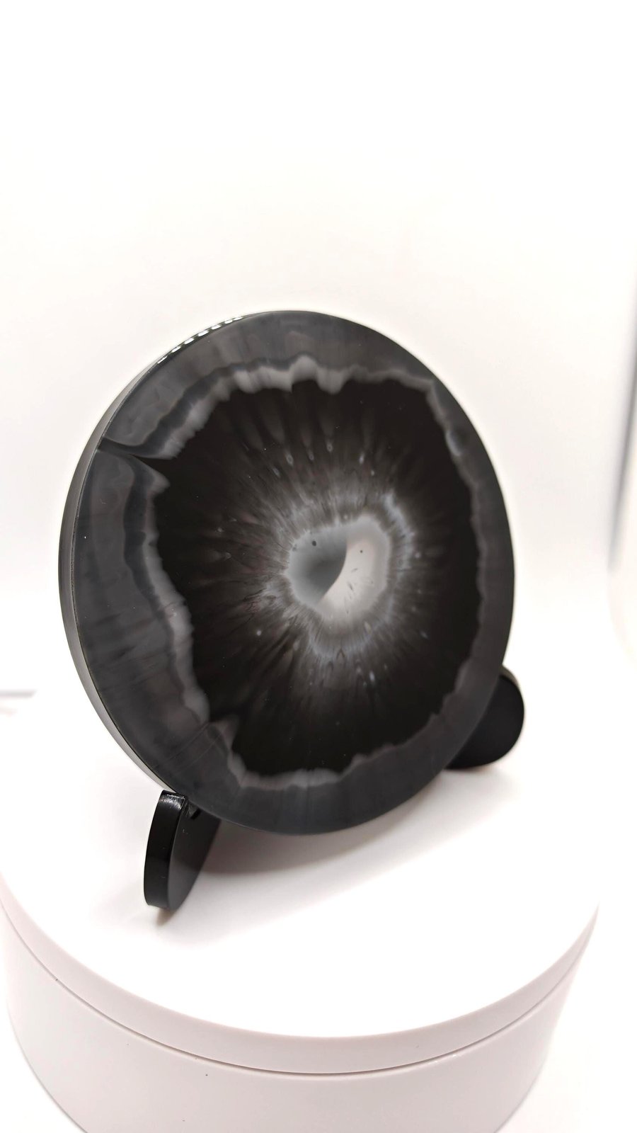 Double Sided Resin Coaster: Handmade Modern Coffee Table Decor