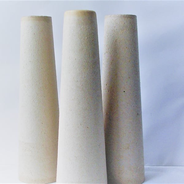 Yarn cones, 20, used, clean, empty cardboard cones for creative crafts