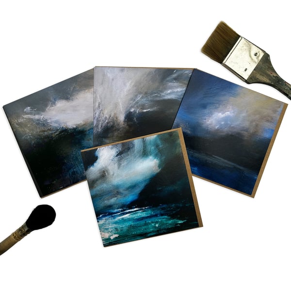Storm - blank greetings card collection