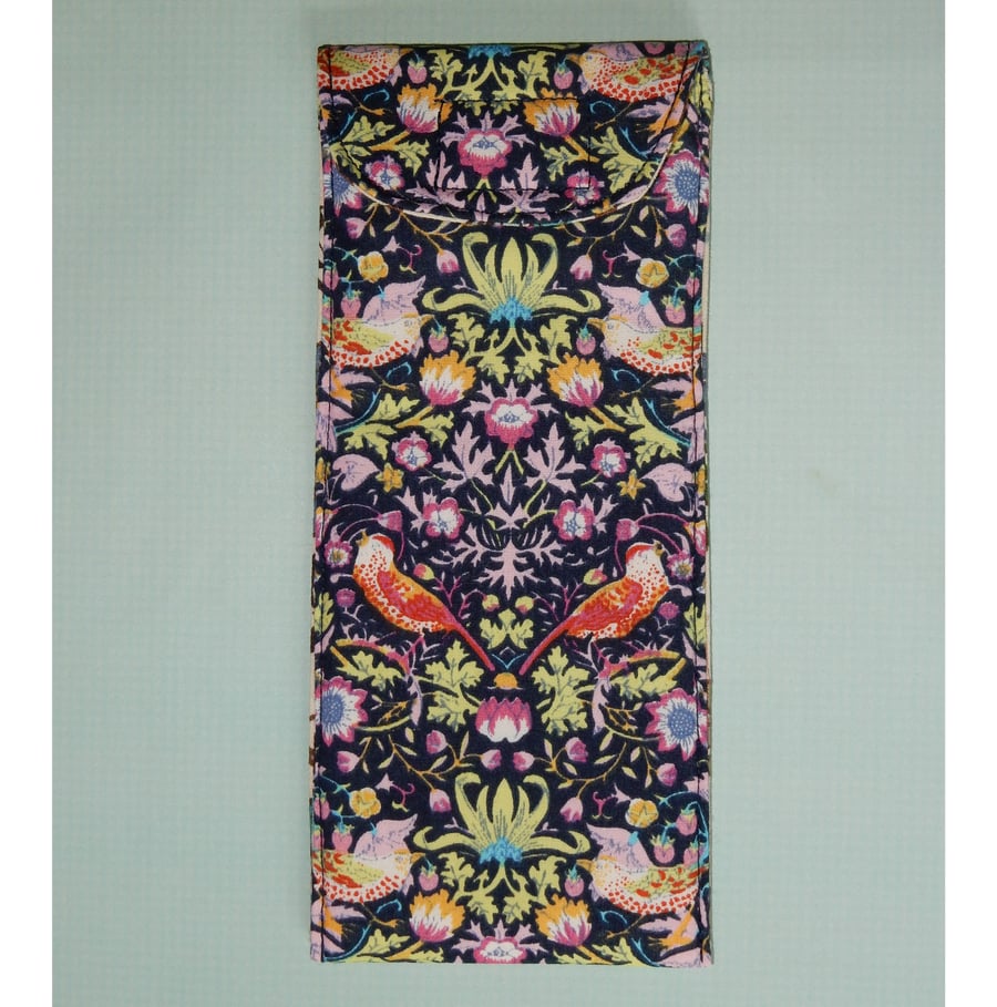 Glasses case - Liberty print Strawberry thief