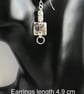 Crystal Sterling Silver Earrings  - Image 7