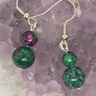 Ruby Zoisite Earrings