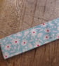 Floral Tilda Fabric Wristlet keyring for Keys or Phone - Fabric Keyfob - Teal - Image 3