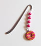 Retro Novelty Iced ring biscuit bookmark Quirky, fun, unique, handmade - Image 3