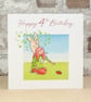 Birthday AGE Card Ladybird Fairy - Personalised with any Birthday age - Image 5