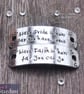 "Have Pride Have Faith" Hand Stamped Trainer Tags - Image 6