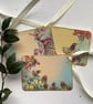 GIFT TAGS ,  vintage style ,  ( set of 3 )  Flower Fairies - 'Summertime  '