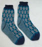 School of Fish Sock Knitting Pattern PDF. Socks 4ply Knitting.  PDF Pattern. - Image 1