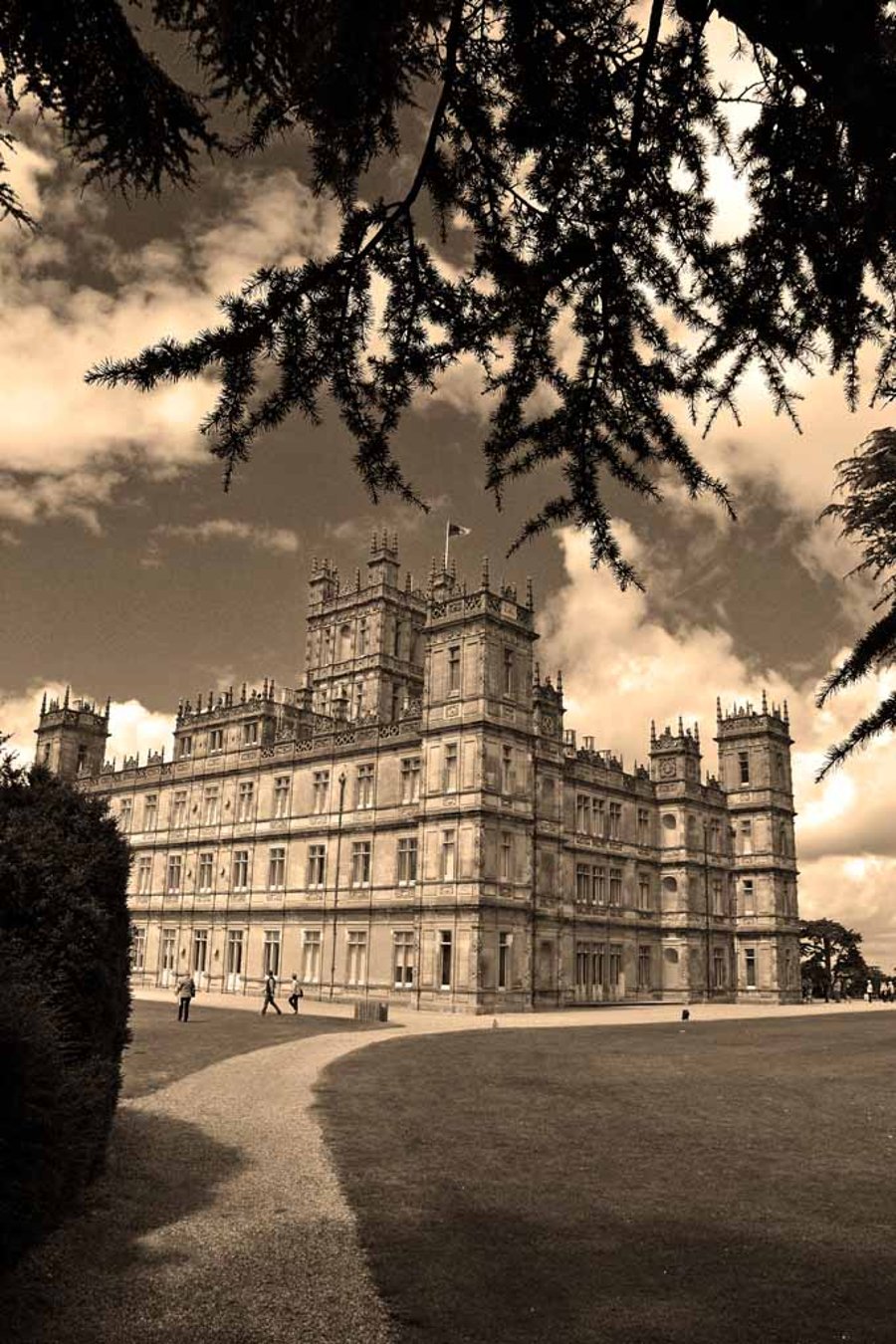 Highclere Castle Downton Abbey England Photograph Print