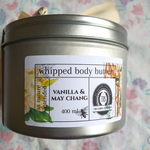 May Chang & Vanilla Whipped Vegan Body Butter 400ml