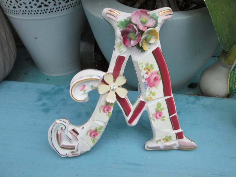 Mosaic Letter A Folksy