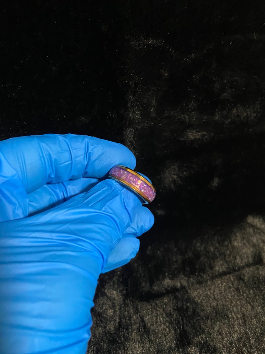 Resin ring handmade 