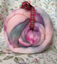 Dyed wool tops roving for spinning - 100g