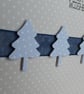 Set of 4 Polka Dot Christmas Tree Cards - Pastels - Image 6