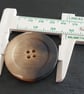 1 & 1 8" 28mm 44L Vintage Italian Polyester Horn Buttons: Cream Beige Brown Mix - Image 5