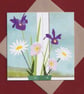 Greetings cards - flowers and gardens - pack of 4 - Image 3