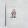 Mother's Day Mummy Card from your little boy Flowerpot Bear