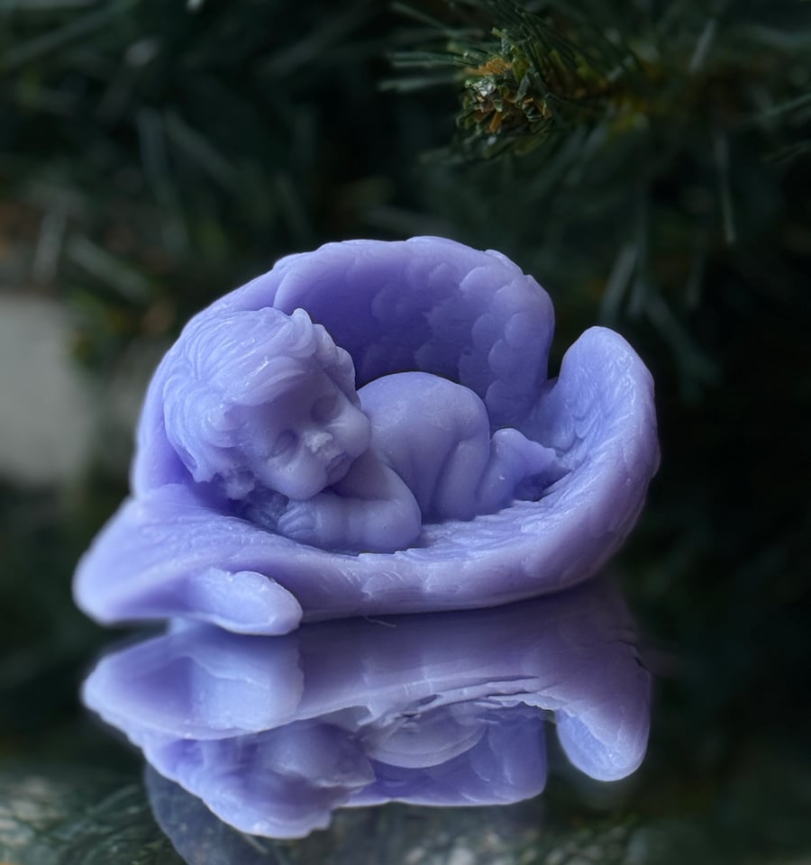 Newborn Baby on Angel Wings Soap Gift Box – The Perfect Baby Shower Keepsake