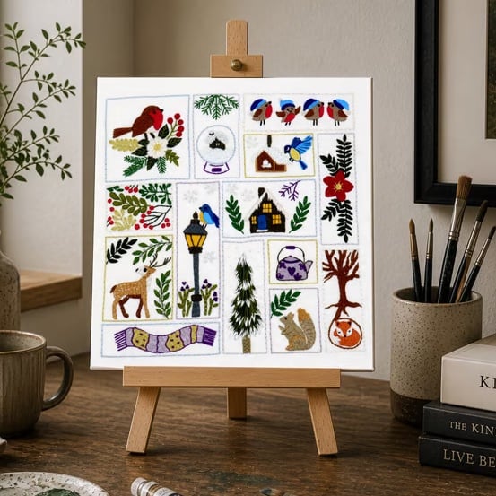 Winter Splendour Hand Embroidery PDF Pattern