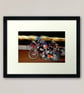 Reading Racers Speedway Motorcycle Action Photograph Print - Image 4