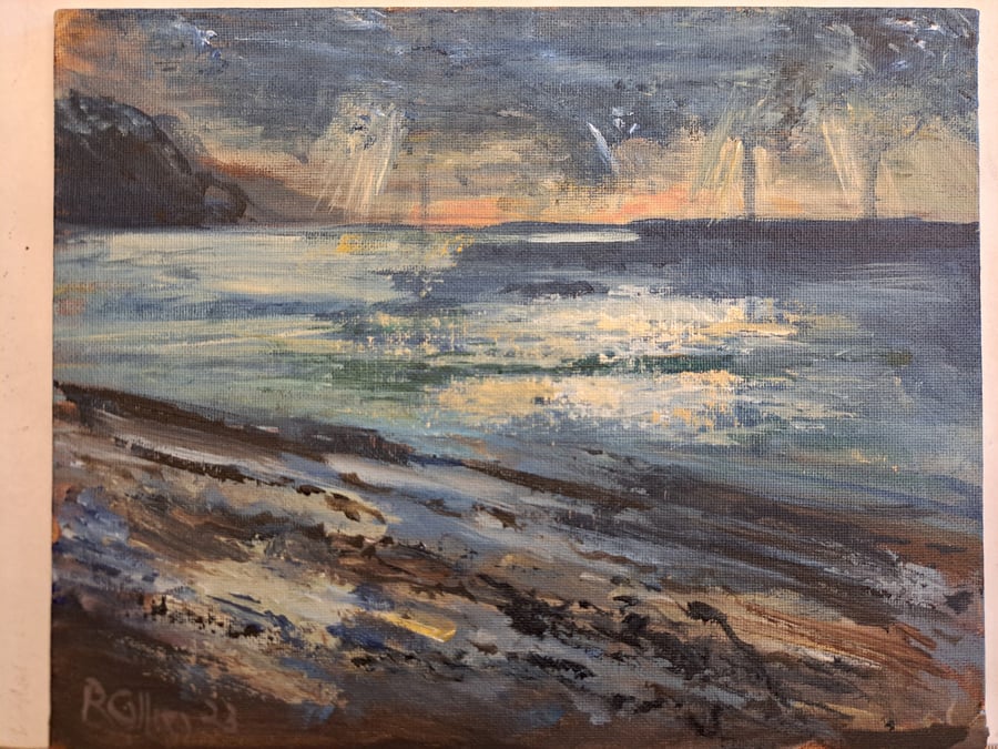 Light and Sparkle at Paignton (Original Seascape Painting)