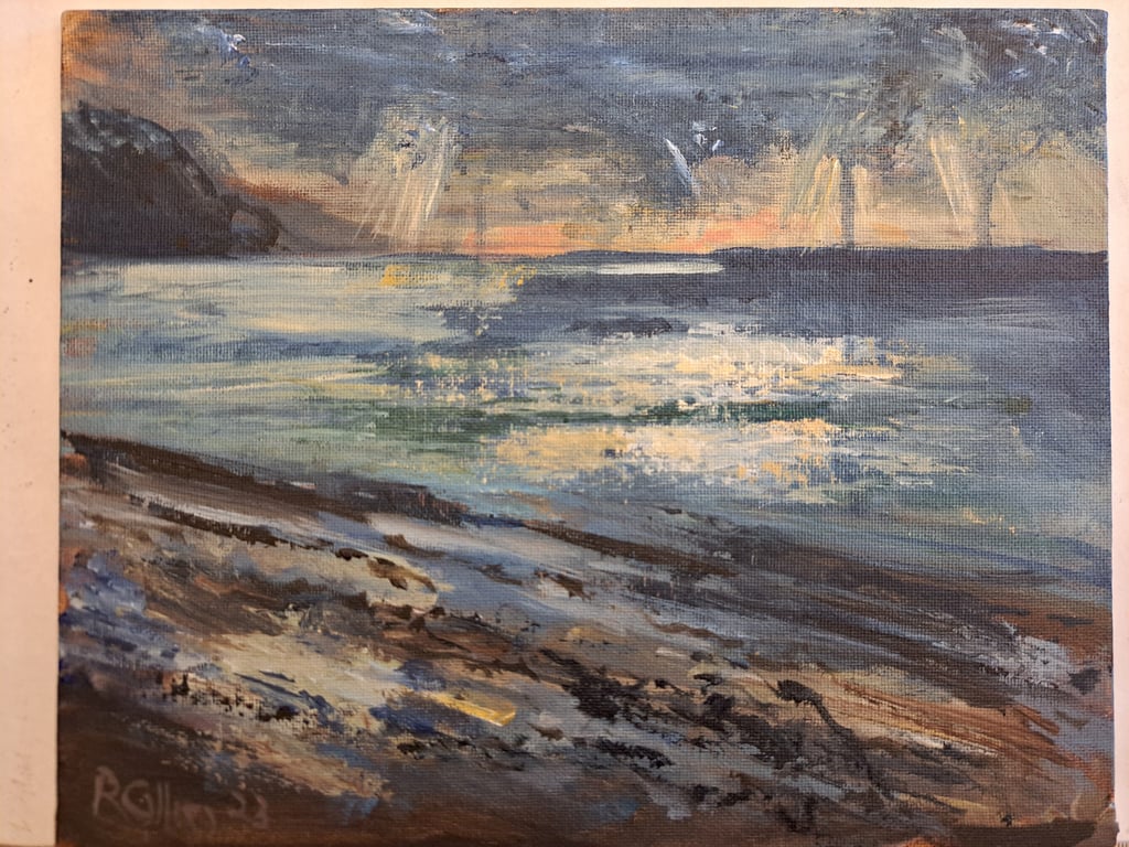 Light and Sparkle at Paignton (Original Seascape Painting)