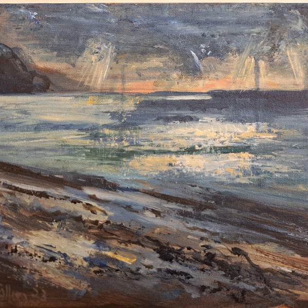 Light and Sparkle at Paignton (Original Seascape Painting)