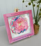 Thank you gift, Teacher gift, Flower Frame