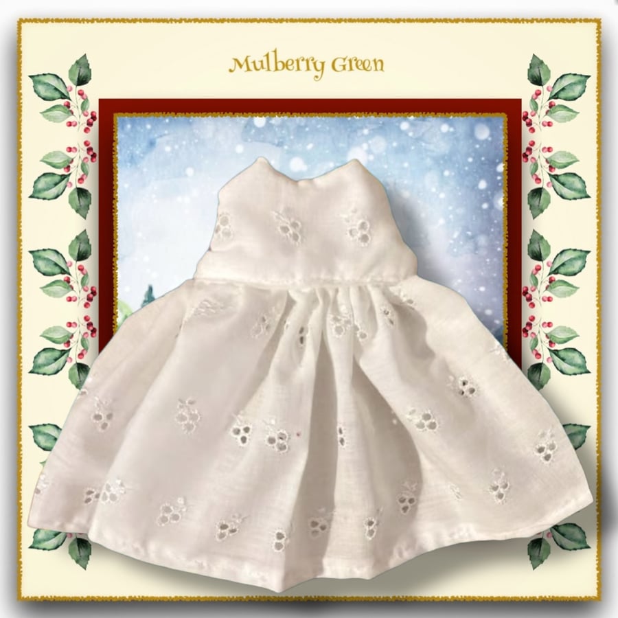 Special Offer - Ivory Broderie Anglais Dress