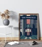 San Francisco retro travel poster, San Francisco travel print, USA travel print - Image 4