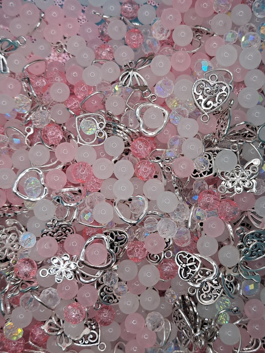 "Mothers Day" Glass Bead Mix 50g