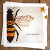 Strength of the Bee - Square Giclée Art Print