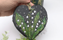 Christmas Slate Heart Decorations 
