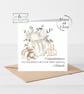 New Baby Girl Congratulations Card