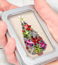 Christmas decoration, Christmas tree in a little tin, hanging decoration - Image 2