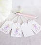 Flower Fairy Gift Tags - set of 4 tags - Image 2