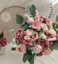 Perfectly Pink Brides Bouquet and Buttonhole 