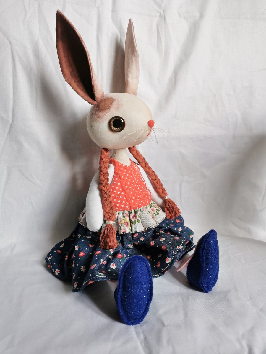 Hand made Bunny with dress