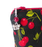 SALE Make up bag, cosmetic bag, cherries. - Image 5