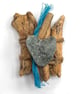 Driftwood Heart Pebble Framed Art - Image 2