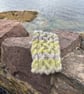 Hand knitted, lined headband featuring Celtic knot pattern LICHEN  - Image 4