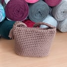 Cozy Mini Handmade Knit Bag - Aesthetic Crochet Pastel Purse