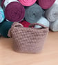 Cozy Mini Handmade Knit Bag - Aesthetic Crochet Pastel Purse