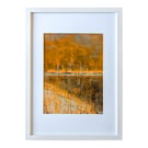 'Autumn Glow' Original A4 Framed Painting