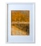 'Autumn Glow' Original A4 Framed Painting - Image 1